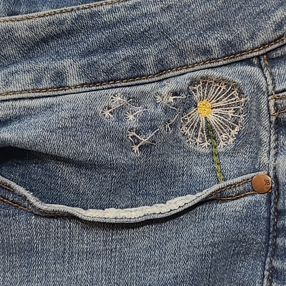 Judy Blue Jeans Women's sz 18W Mid Rise Skinny Distressed Cropped Denim Jeans